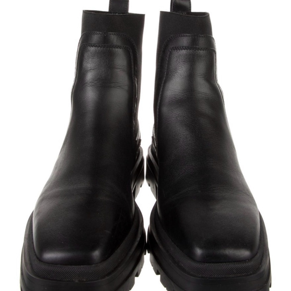 Jimmy Choo Black Leather Ankle Boots